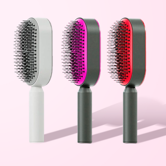 Self-Cleaning Hairbrush